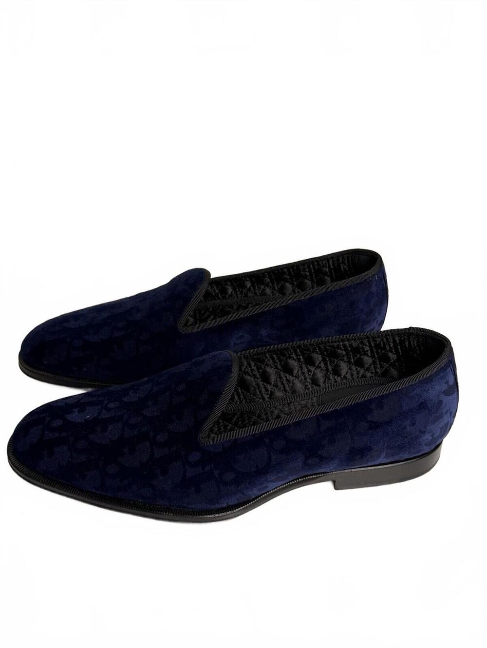 Dior Men's Oblique Jacquard Corsac Loafer SZ 40 Brand New - Picture 3 of 5